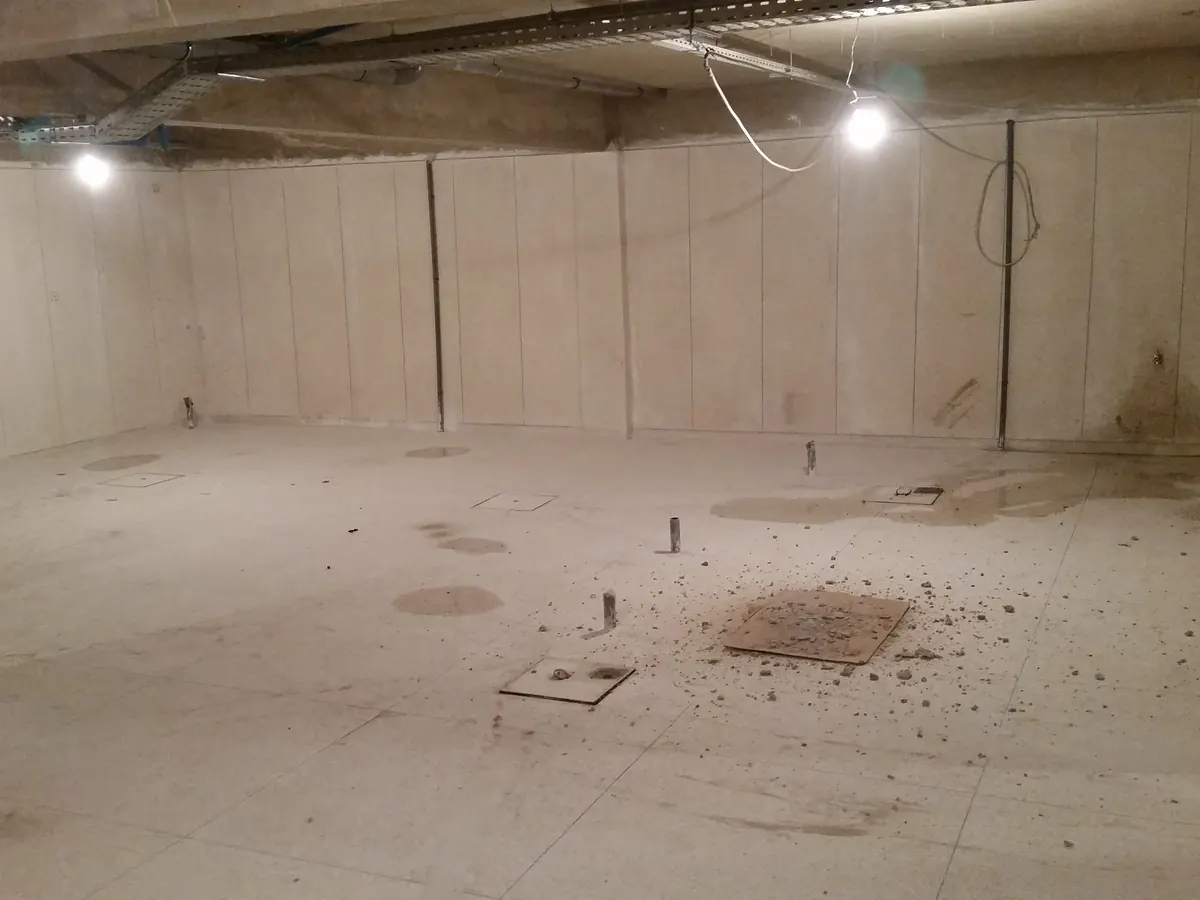 Aménagement des bureaux ISH par Wolcons — chantier en cours, photo 2 sur 11