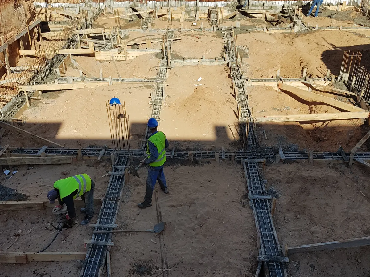 Villa CS : structure en cours d'élévation par Wolcons — chantier en cours, photo 1 sur 9