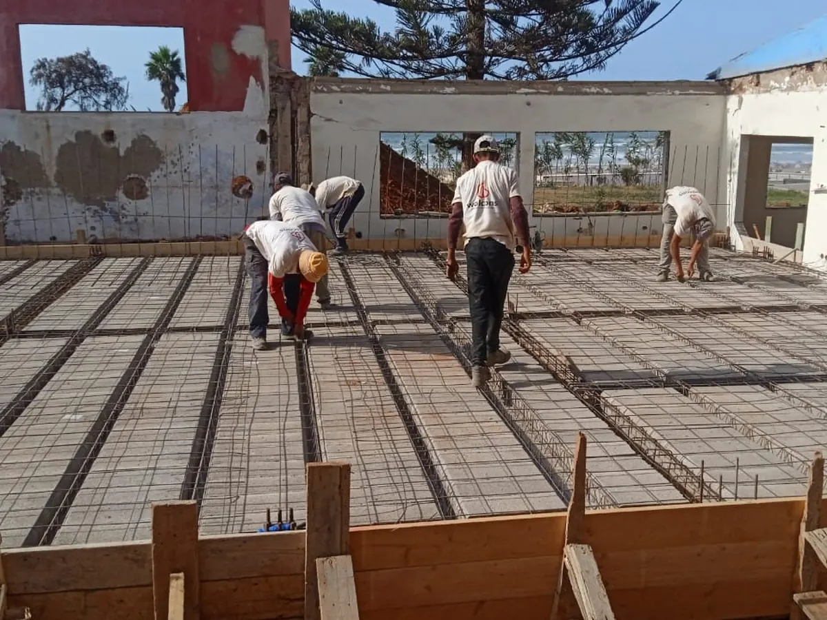 Villa MW livrée par Wolcons à Casablanca — chantier en cours, photo 7 sur 11
