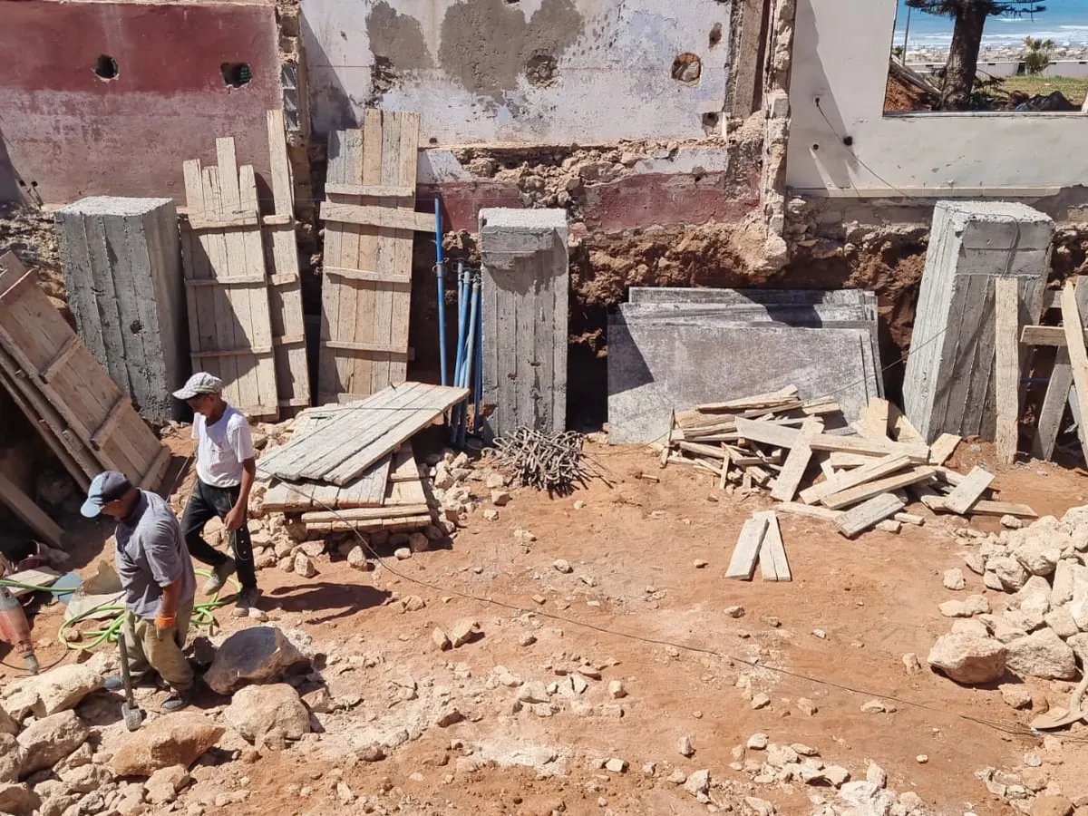 Villa MW livrée par Wolcons à Casablanca — chantier en cours, photo 5 sur 11
